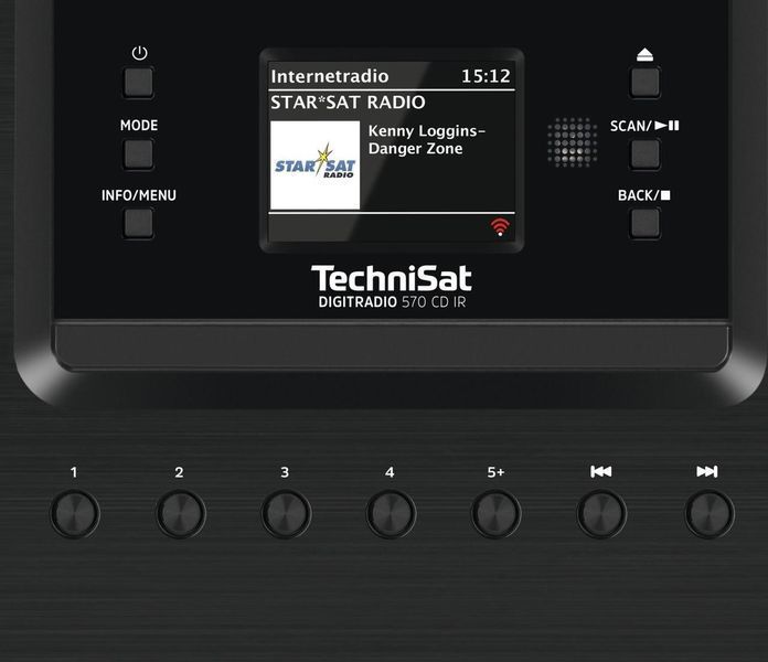 Радиоприемник TechniSat DigitRadio 570 CD IR Black 461720 фото