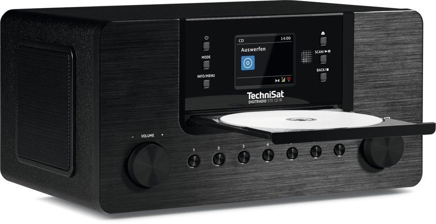 Радиоприемник TechniSat DigitRadio 570 CD IR Black 461720 фото