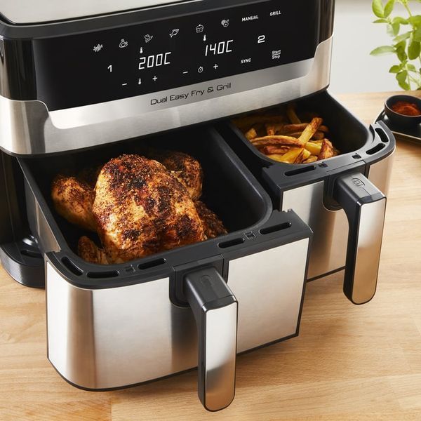 Мультипіч (аерофритюрниця) Tefal Dual Easy Fry & Grill Air Fryer EY905D10 510587 фото