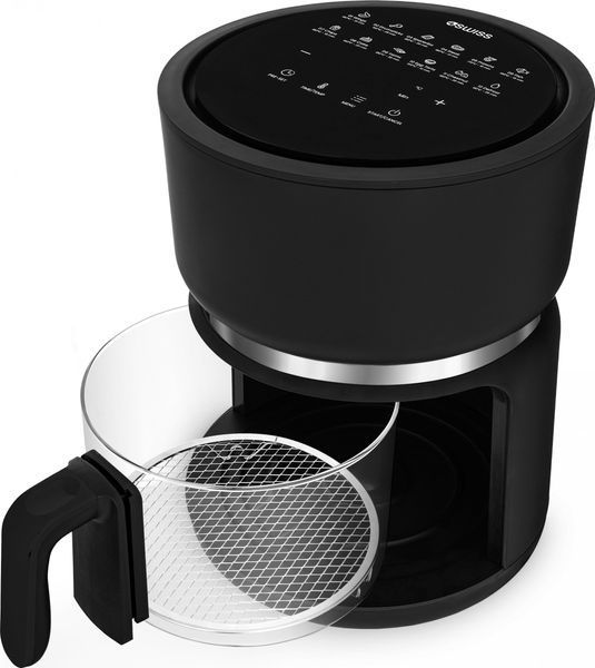 Мультипечь (аэрофритюрница) 4Swiss ABB-G24 Pure Glass Black 552225 фото