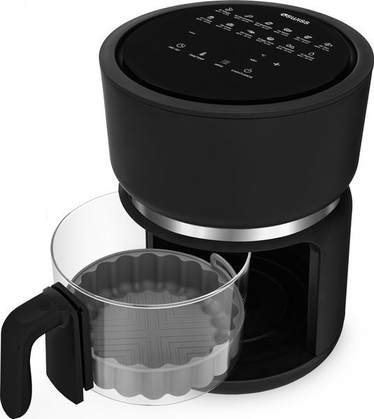 Мультипечь (аэрофритюрница) 4Swiss ABB-G24 Pure Glass Black 552225 фото