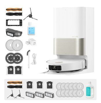 Робот-пилосос з вологим прибиранням Dreame X50 Ultra Complete White 573169 фото