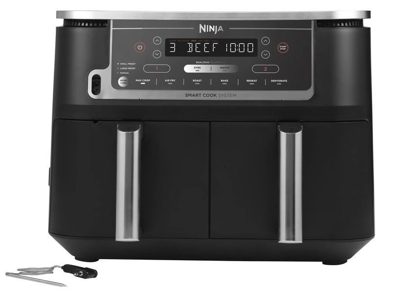 Мультипіч (аерофритюрниця) Ninja Foodi Max Dual Zone Smart Cook AF451EU 510570 фото