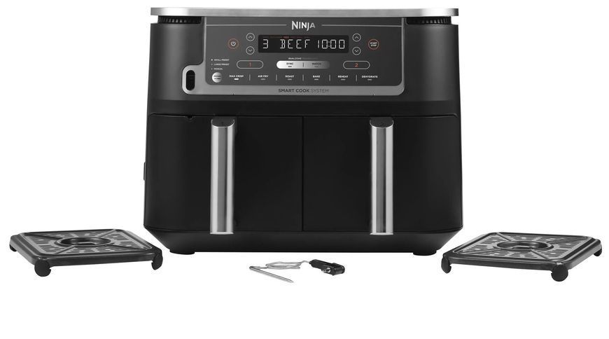 Мультипіч (аерофритюрниця) Ninja Foodi Max Dual Zone Smart Cook AF451EU 510570 фото