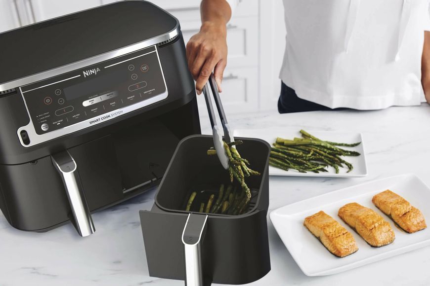 Мультипіч (аерофритюрниця) Ninja Foodi Max Dual Zone Smart Cook AF451EU 510570 фото