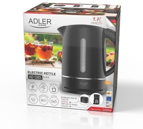 Электрочайник Adler AD 1385 Black 619496 фото