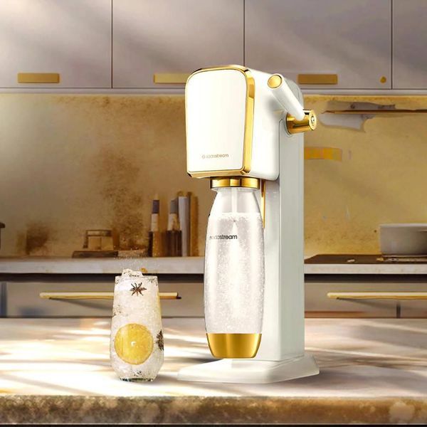 Сифон для газування води SodaStream Art White/Gold 610628 фото