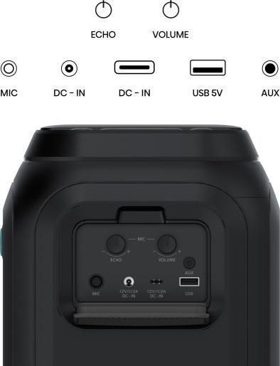 Портативная колонка Hisense Party Rocket HP160 Black 609368 фото