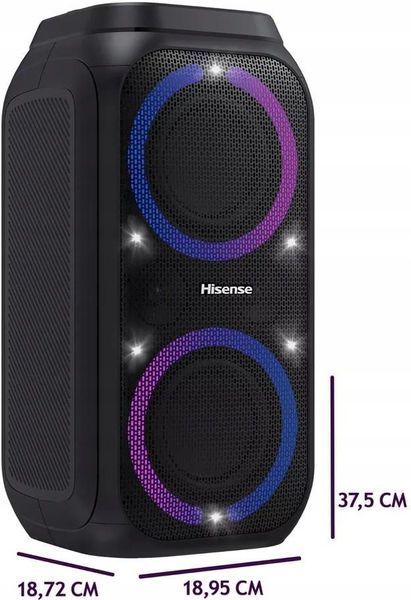 Портативная колонка Hisense Party Rocket HP160 Black 609368 фото