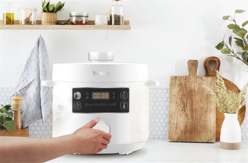 Мультиварка - скороварка Tefal Turbo Cuisine CY754130 White 579068 фото