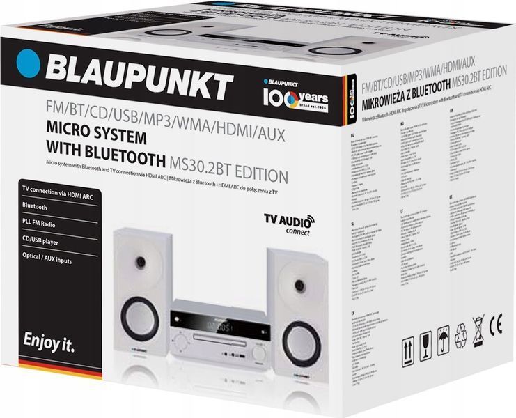 Музыкальный центр Blaupunkt MS30.2BT White 618350 фото