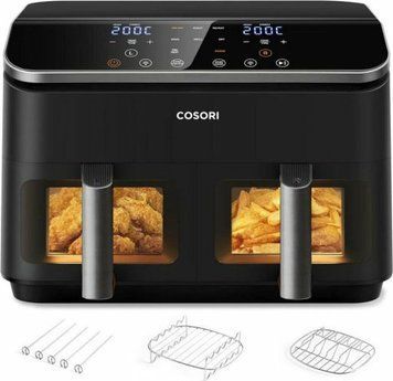 Мультипіч (аерофритюрниця) Cosori Dual Basket 8.5-Litre CAF-R901-AEU 552256 фото
