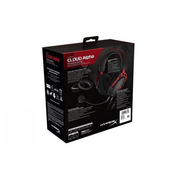 Комп'ютерна гарнітура Hyperx Cloud Alpha (HX-HSCA-RD; 4P5L1AM) 191721 фото