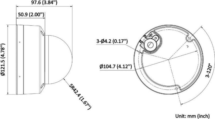 IP-камера відеоспостереження Hikvision DS-2CD2143G2-LIS2U Black 2.8mm 618467 фото
