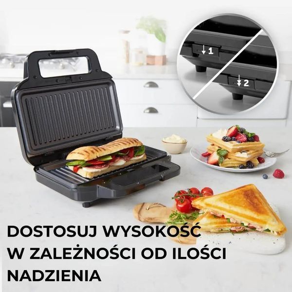 Вафельниця Breville VST098X Black 512593 фото