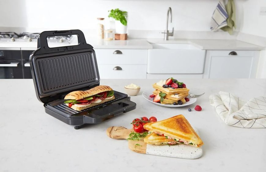 Вафельниця Breville VST098X Black 512593 фото