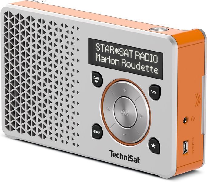 Радіоприймач Technisat DigitRadio 1 Silver-Orange 411685 фото